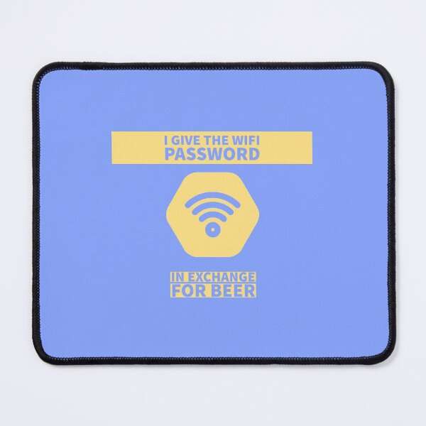 Item preview, WIFI Password and Beer designed and sold by iamtoka.