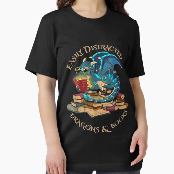 Artikel-Vorschau von Leicht abgelenkt von Drachen und Büchern Drachenkunst, designt und verkauft von RobertJason.