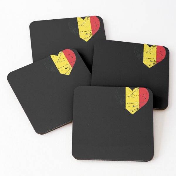Item preview, Belgium Heart Flag Belgian Patriot Fan designed and sold by SuperFreshArt.