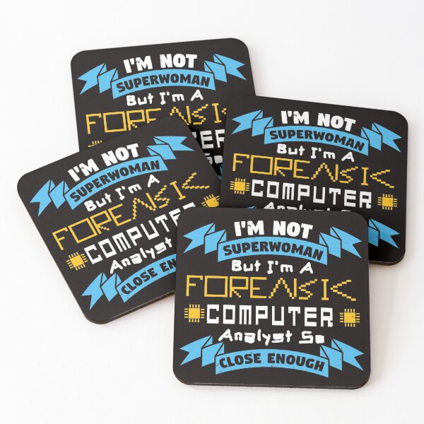 Item preview, I'm Not Superwoman But I'm A Forensic Computer Analyst So Close Enough designed and sold by verdecuddly.