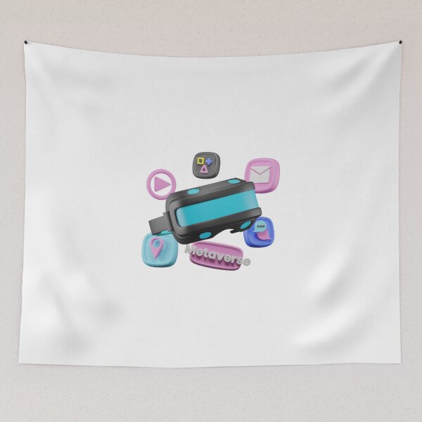 Aperçu de l'œuvre Metaverse Unique 3D design T-shirt créée et vendue par JAFEart.