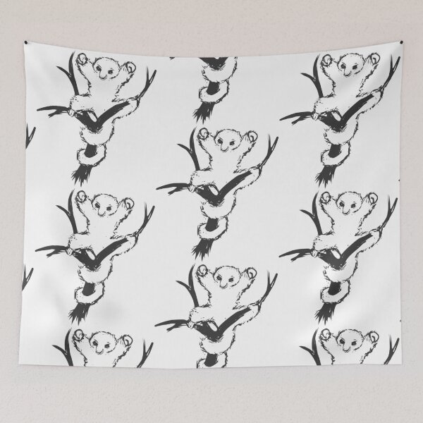 Item preview, silky anteater climbing cute fierce designed and sold by MiraNomegusta.
