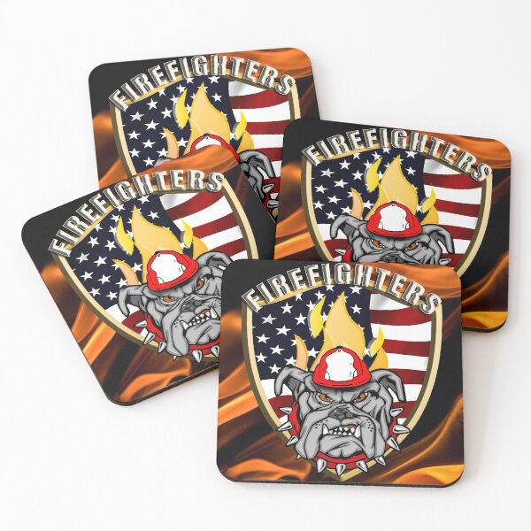 Item preview, Firefighter USA freefighters Fire Fire Logo Badge Firefighter Pennant designed and sold by jmc-aas.
