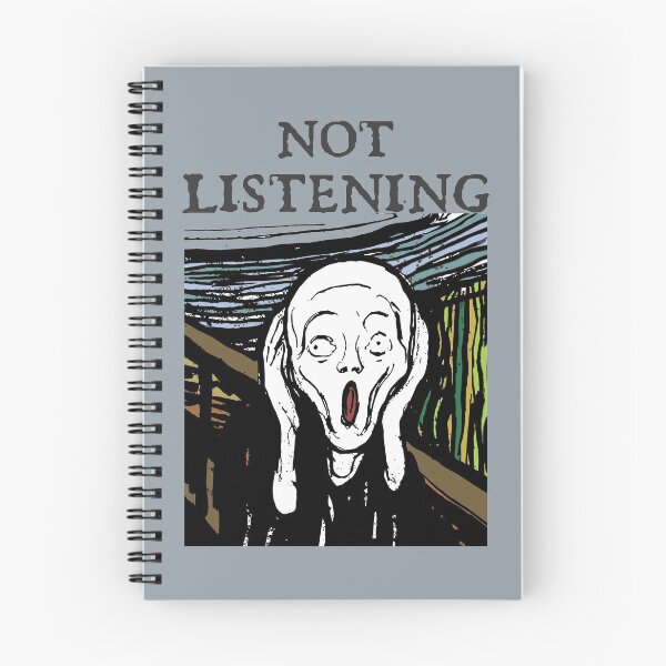 Item preview, The Scream, Not Listening designed and sold by BrainyKay.