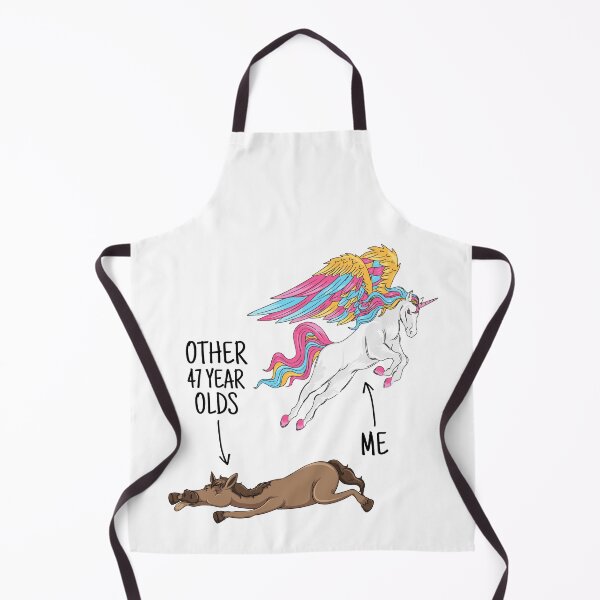 Aperçu de l'œuvre Unicorn 47 Year Old Funny Birthday Gift créée et vendue par shirtpress.