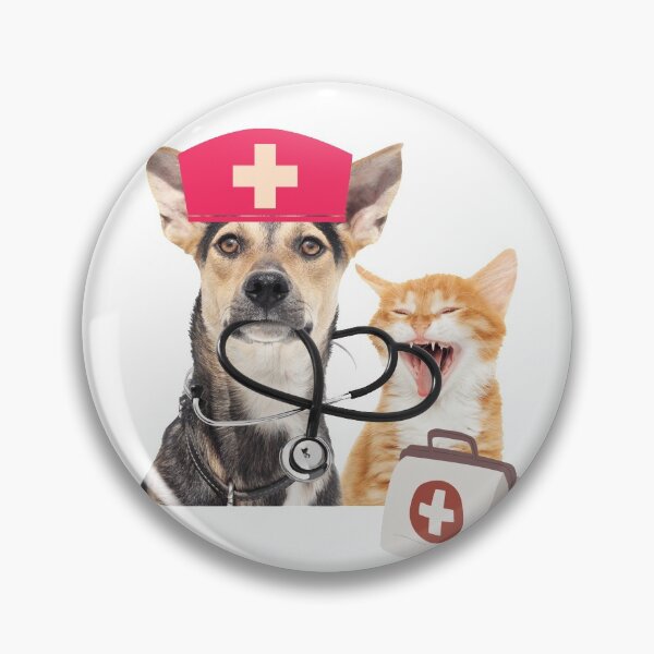 Artikelvorschau, Krankenschwester Katze Hund Nadel, bester Arzt Katze Hund, Stethoskop entworfen und verkauft von prodesignerpro.