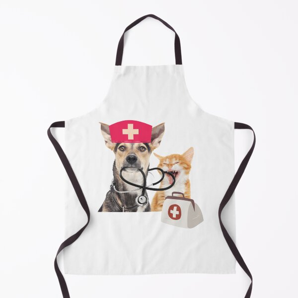Item preview, nurse cat dog needle, best doctor cat dog,  stethoscope designed and sold by prodesignerpro.