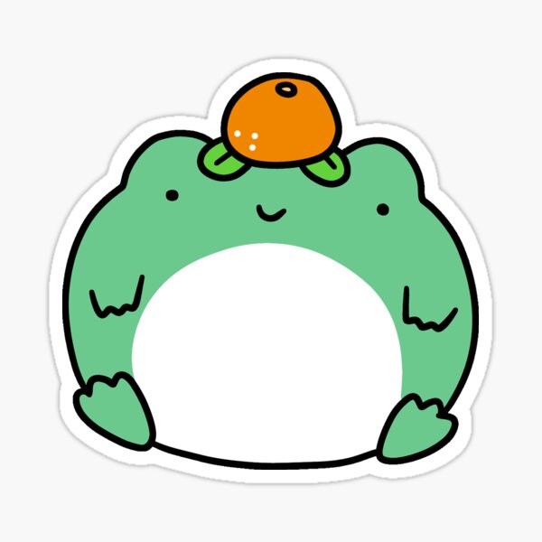 Aperçu de l'œuvre Grenouille de fruits orange créée et vendue par SaradaBoru.
