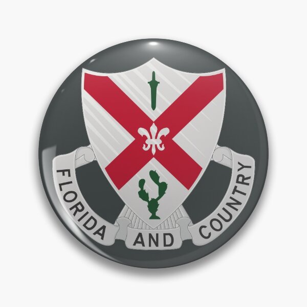 Item preview, 124th Infantry Regiment (United States - Florida Army National Guard) designed and sold by wordwidesymbols.