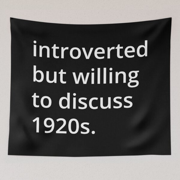 Item preview, introverted but willing to discuss 1920s. designed and sold by MSA-42.