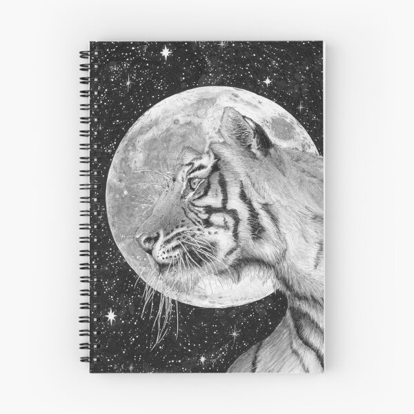 Item preview, Moon and Tiger designed and sold by ECMazur Art.