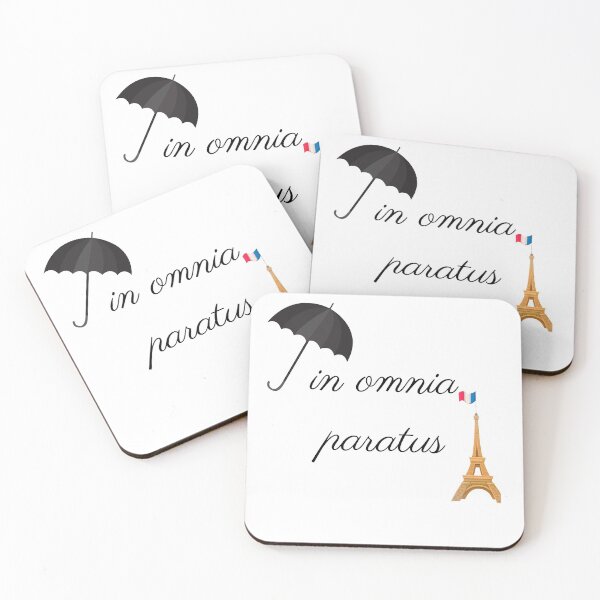 Item preview, In Omnia Paratus - Emily in Paris Fans Merchandise Netflix Quote designed and sold by designsbyreaia.