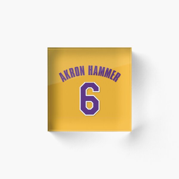 Item preview, Lebron James Akron Martillo 6 designed and sold by LakeshowThreads.
