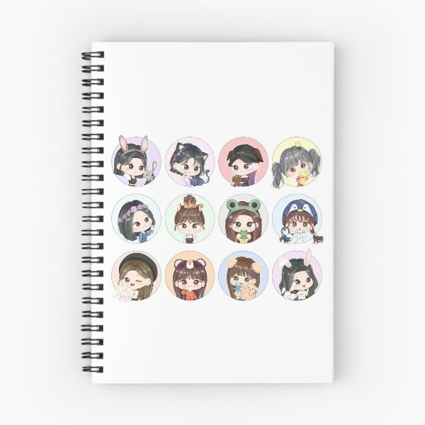 Item preview, IZ*ONE with Animal Chibi Fanart designed and sold by snowvy.