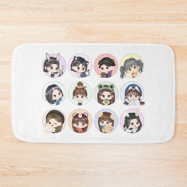 Item preview, IZ*ONE with Animal Chibi Fanart designed and sold by snowvy.