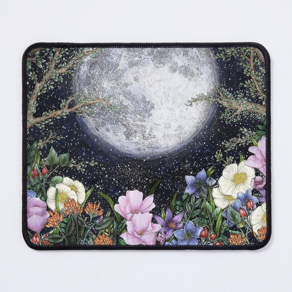 Ethnic floral pattern floral mouse mat - TenStickers