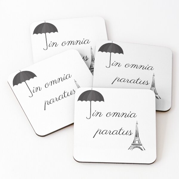 Item preview, In Omnia Paratus - Emily in Paris Fans Merchandise Netflix Quote designed and sold by designsbyreaia.