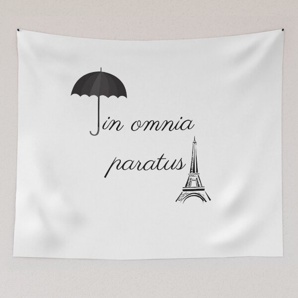 Item preview, In Omnia Paratus - Emily in Paris Fans Merchandise Netflix Quote designed and sold by designsbyreaia.