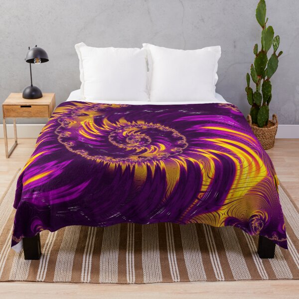Item preview, Purple and Gold Spiral Story designed and sold by Elisabeth Lucas.