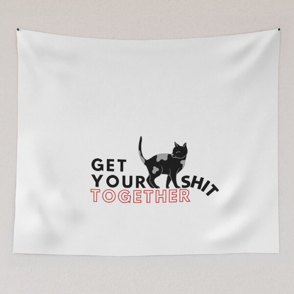 Item preview, Get your shit together - Funny -Cat lover -  Unique gift for stock market, crypto, options trader, forex traders and day traders  designed and sold by TradingTeesKids.