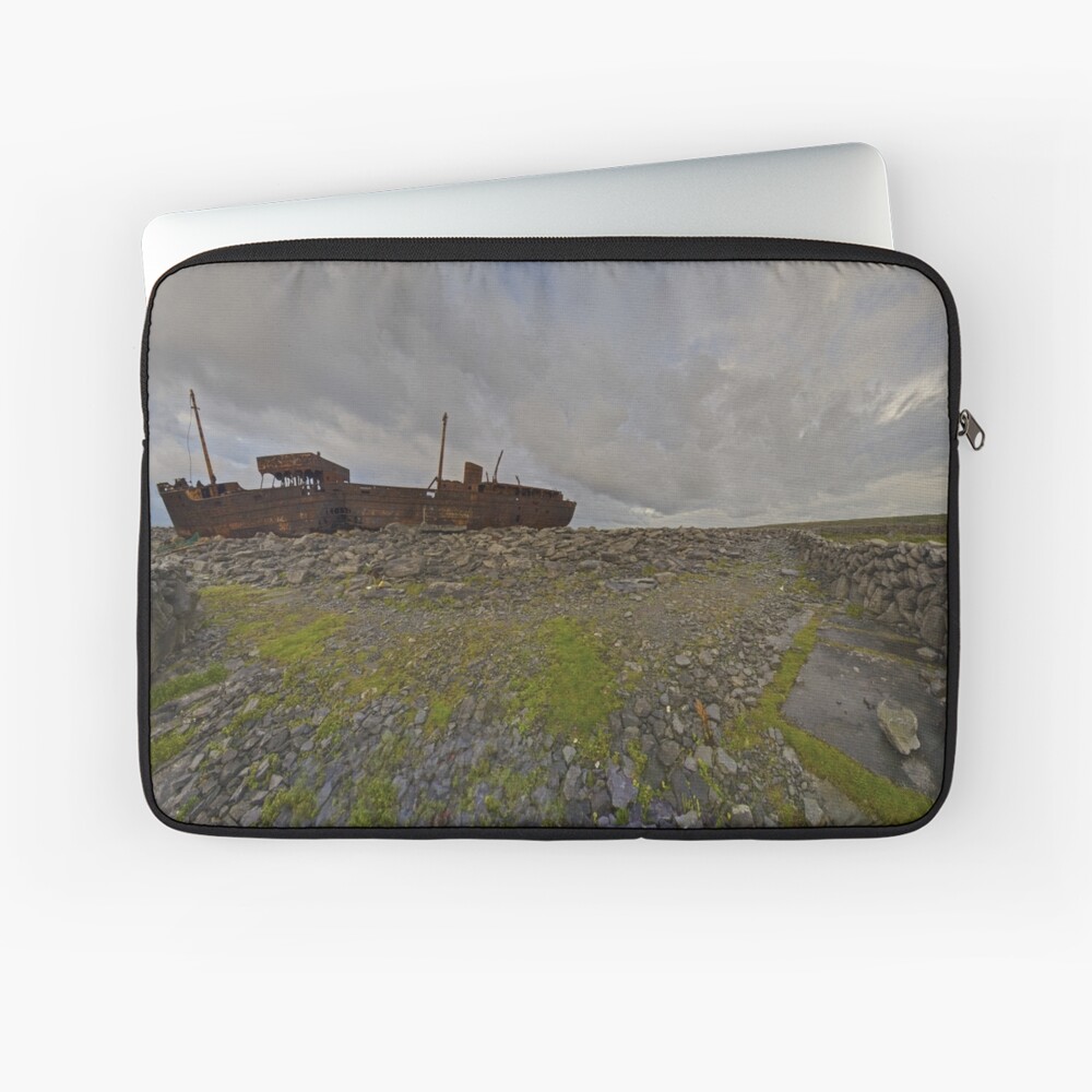The Plassey - a wrectangular view Laptop Sleeve