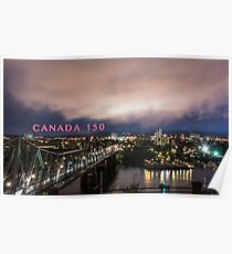 Pont Alexandra Bridge Gatineau Poster
