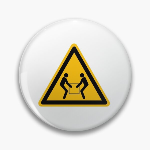Item preview, Danger Sign - Two Man Job designed and sold by patsyrosedesign.