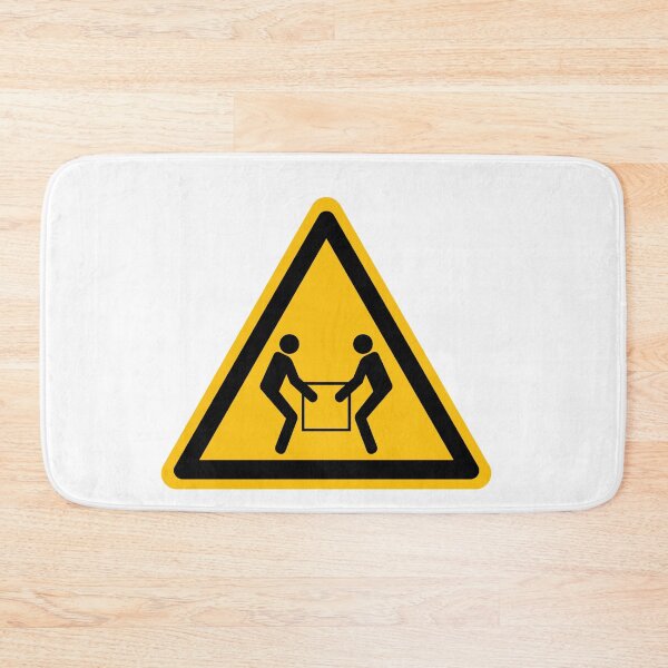 Item preview, Danger Sign - Two Man Job designed and sold by patsyrosedesign.