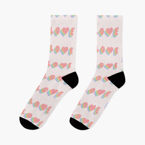 Item preview, Rainbow Love Lettering  designed and sold by PepAndGrace.