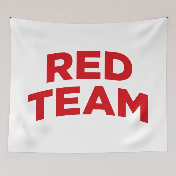 Item preview, Red Team (Red Text on White) designed and sold by STUDIO-72.