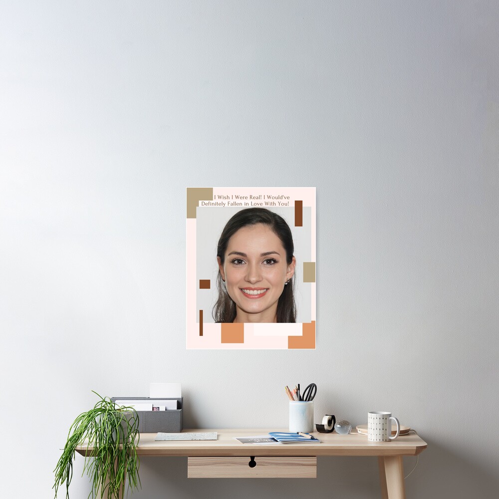  this person does not exist ai art photo poster by vvovv redbubble