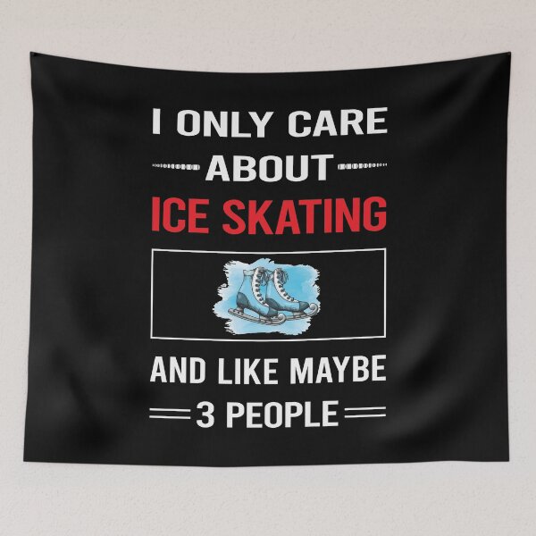 Item preview, Funny 3 People Ice Skating Skate Skater designed and sold by FifineCroteau.