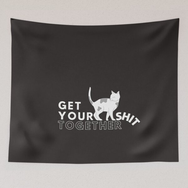 Item preview, Copy of I Get your shit together - Cat lover -  Unique gift for stock market, crypto, options trader, forex traders and day traders designed and sold by TradingTeesKids.