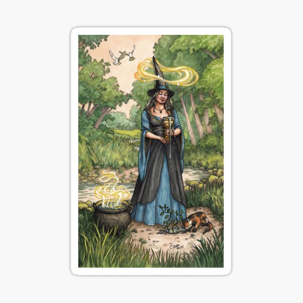 Everyday Witch Tarot - Ace of Cups Sticker