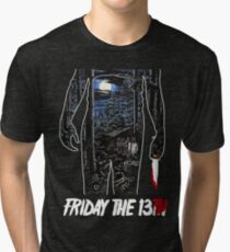 Friday the 13th Movie Poster Tri-blend T-Shirt