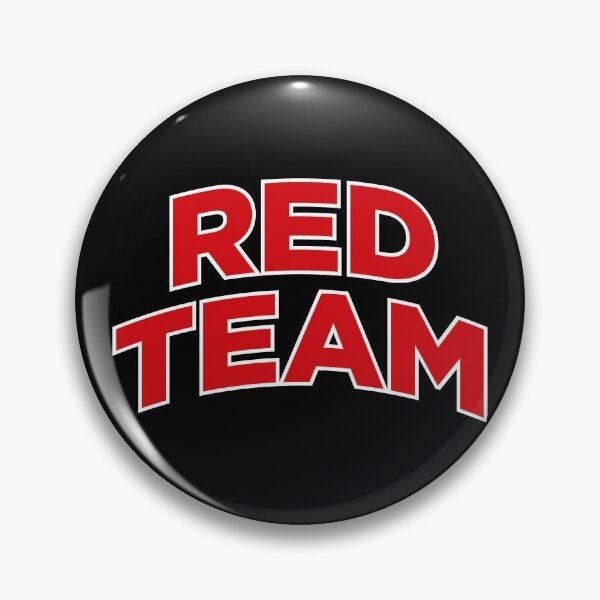 Artikelvorschau, Rotes Team (Roter Text auf Schwarz) entworfen und verkauft von STUDIO-72.