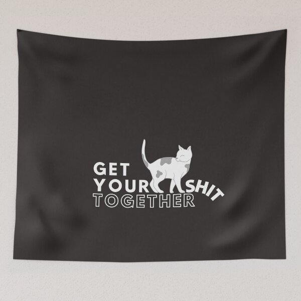 Item preview, Get your shit together - Cat lover -  Unique gift for stock market, crypto, options trader, forex traders and day traders designed and sold by TradingTeesKids.