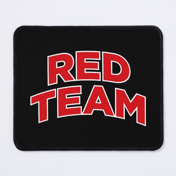 Item preview, Red Team (Red Text on Black) designed and sold by STUDIO-72.