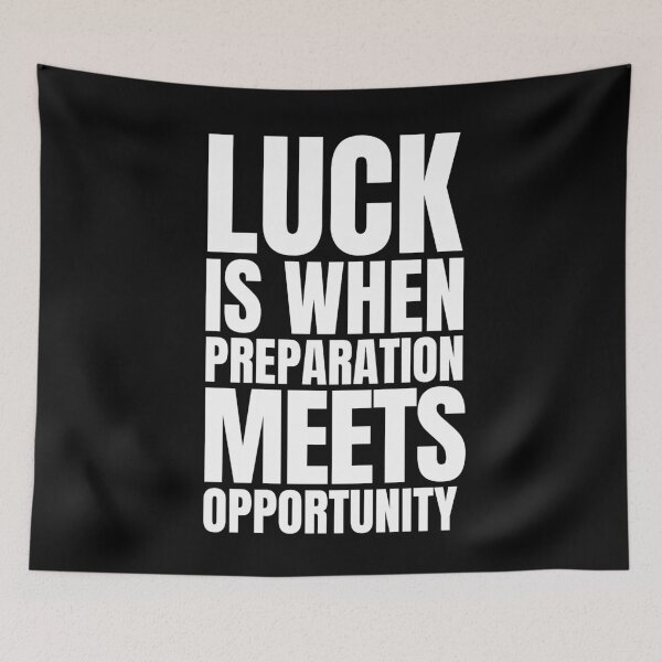 Item preview, Luck is when preparation meets opportunity designed and sold by KingsManKind.