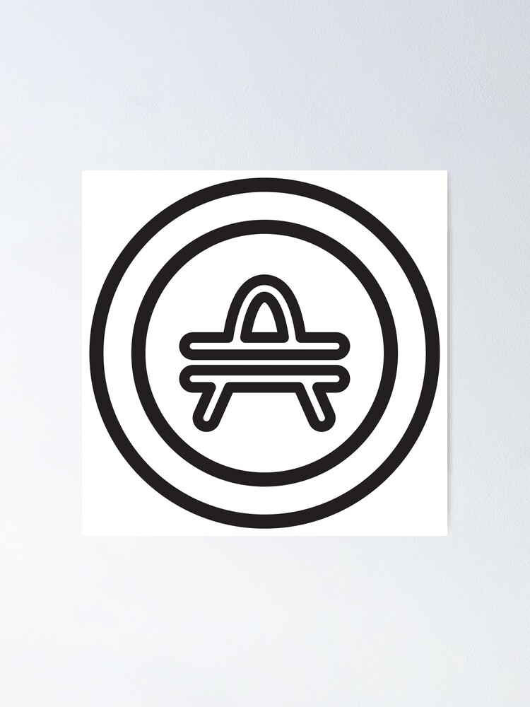 "Amp crypto logo" Poster for Sale by shopRMCDesigns Redbubble