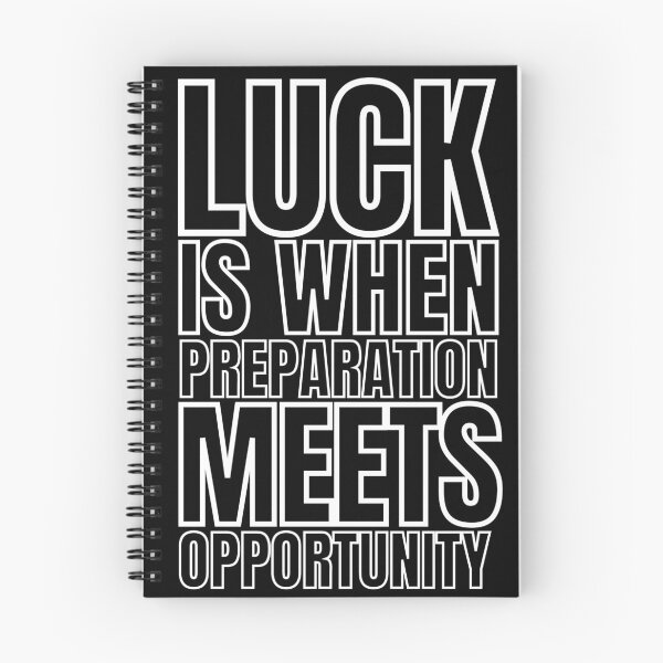 Item preview, Luck is when preparation meets opportunity 2 designed and sold by KingsManKind.