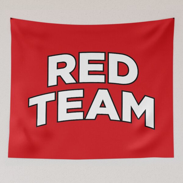 Item preview, Red Team (White Text on Red) designed and sold by STUDIO-72.