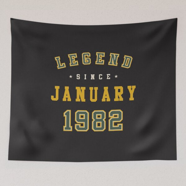 Item preview, 40 Year Old Legend Since January 1982 - 40th Birthday designed and sold by cidolopez.