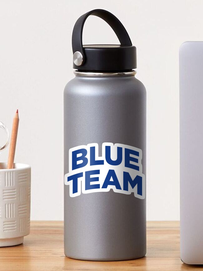 Highlights Blue Sports Sticker Water Bottle