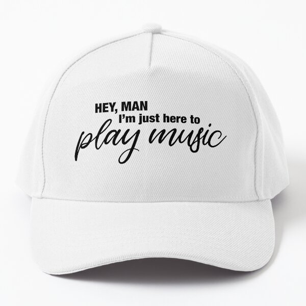 AAMB Just Here to Play Music Baseball Cap