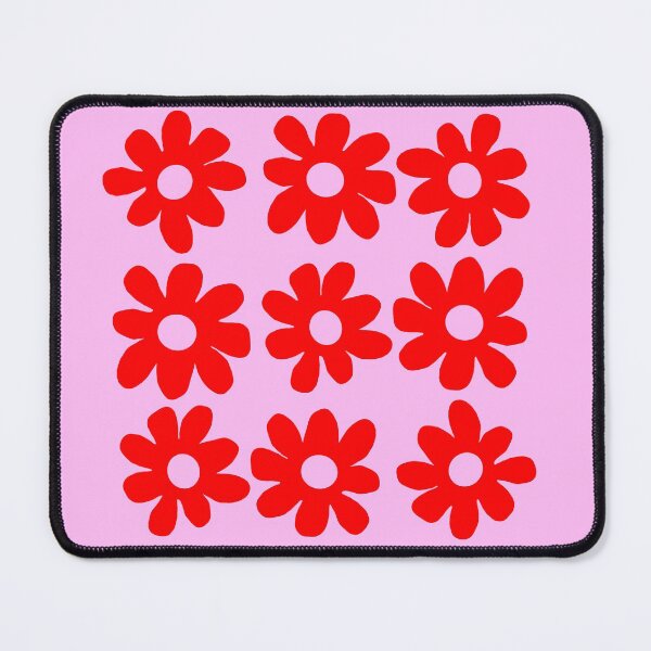 Item preview, Red and pink flower print designed and sold by DemonicGloom.