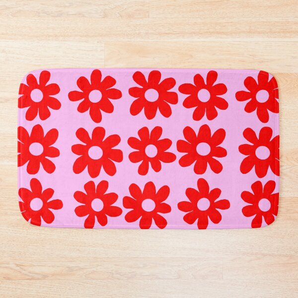 Item preview, Red and pink flower print designed and sold by DemonicGloom.