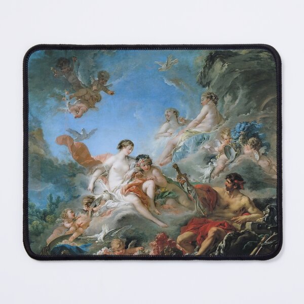 Vulcan Presenting Venus with Arms for Aeneas is a 1757 painting by François Boucher, now in the Louvre in Paris Mouse Pad