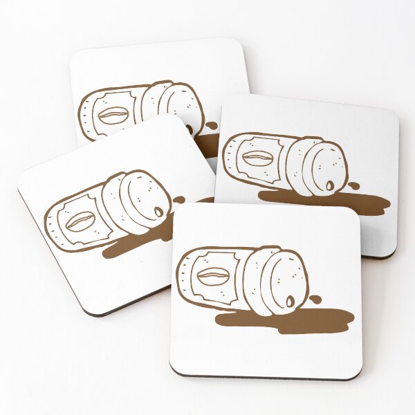 Item preview, Funny Spilled Coffee Cup - Funny Coffee - Coffee Cup designed and sold by TQ-Design.