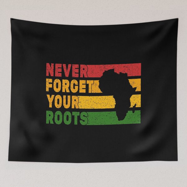Item preview, Black Month History Quote: Never Forget Your Roots designed and sold by AMINE  ★★★★★.